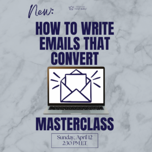 Write Emails that Convert Masterclass