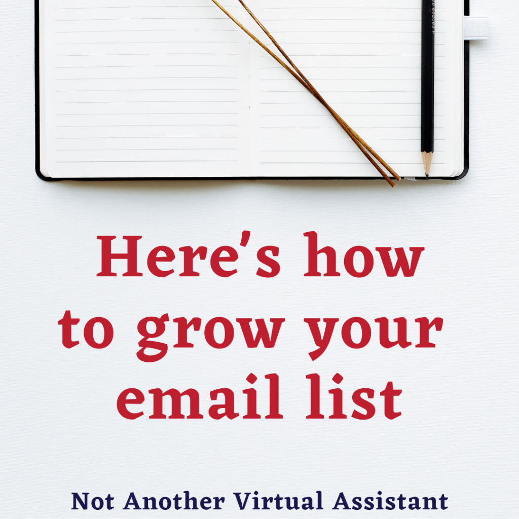 ways to grow your email list