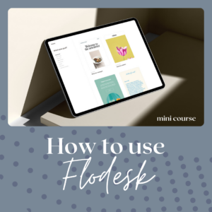 Free Mini Course How to Use Flodesk?