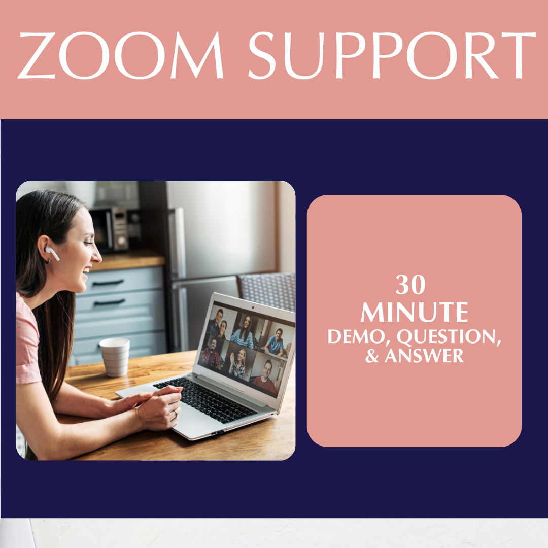 30 Minute Email Zoom Support