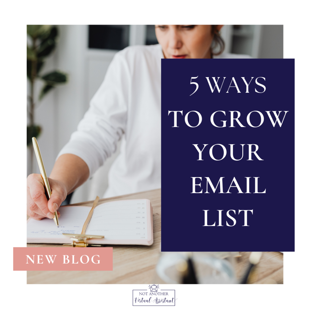 Ways to Grow Your Email List