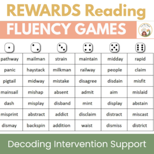 Rewards Reading Fluency Games